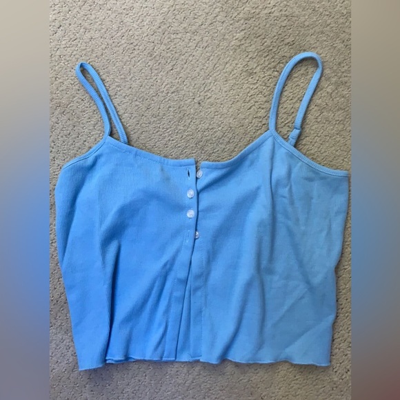 Blue Open Tank Top - Picture 1 of 3